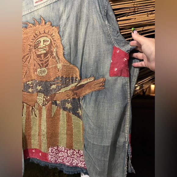 🦄SOLD! Magnolia Pearl Denim American Indian Adison Workshirt! NWT! 🦄 - Picture 9 of 12
